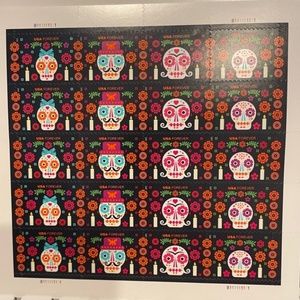 2021USA #5640-5643  Day of the Dead - Sheet of 20 mint